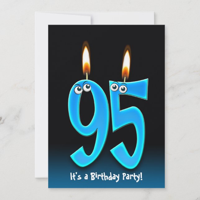 Invitación 95.ª fiesta de cumpleaños (Anverso)