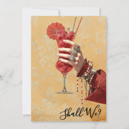 Invitación *~* A101 16 Cóctel Ornate FOTO DESPEDIDA DE SOLTER