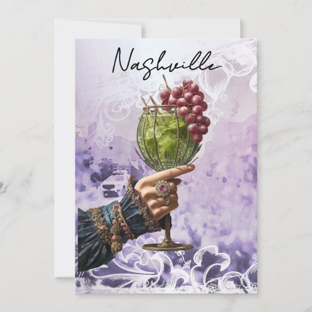 Invitación *~* A101 FOTO Cocktail25 Nashville BACHELORETTE (Anverso)