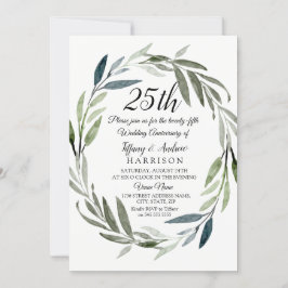 Invitación a 25º aniversario del aniversario de la