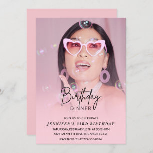 Invitación a 33 años cumpleaños Foto de cumpleaños