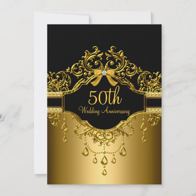 Invitación a 50 años de la Damasco de Oro y Negro (Anverso)