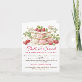Invitación a acuarela por el Día del Sándwich de h