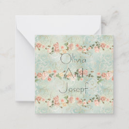 Invitación a acuarela rosas blancos