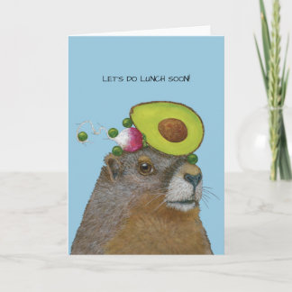 Invitación a almorzar en Groundhog