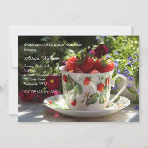 Invitación a Almuerzo de Fresas