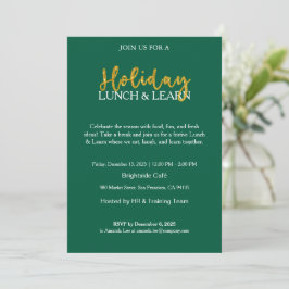 Invitación a Almuerzo y Charla Informativa Navideñ