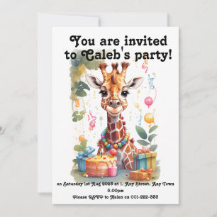Invitación a Animales de Fiesta