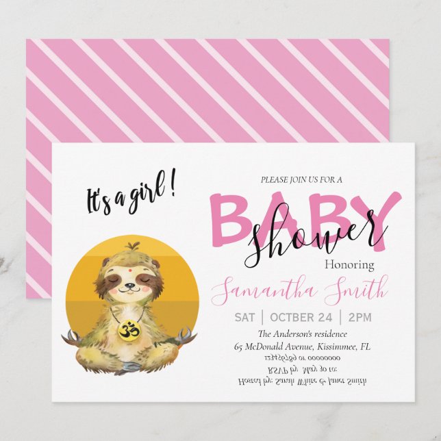 Invitación a animales de la jungla salvaje para be (Anverso / Reverso)