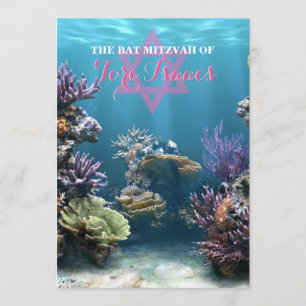 Invitación a Aquarium Bat Mitzvah