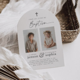 Invitación a arco fotográfico de Joint Baptism 2