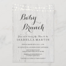Invitación a Baby Brunch