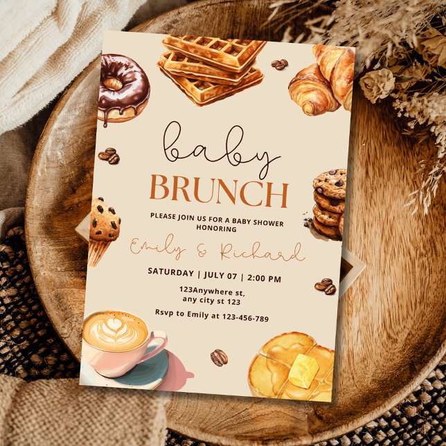 Invitación a Baby Brunch Neutral para Baby Shower, (Subido por el creador)
