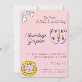 Invitación A Baby Is on the Way Baby Shower 