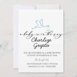 Invitación A Baby Is on the Way Baby Shower 