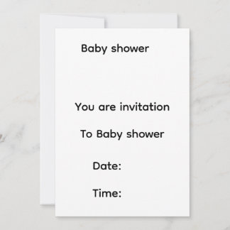 invitación a baby shower