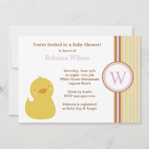 Invitación a Baby Shower