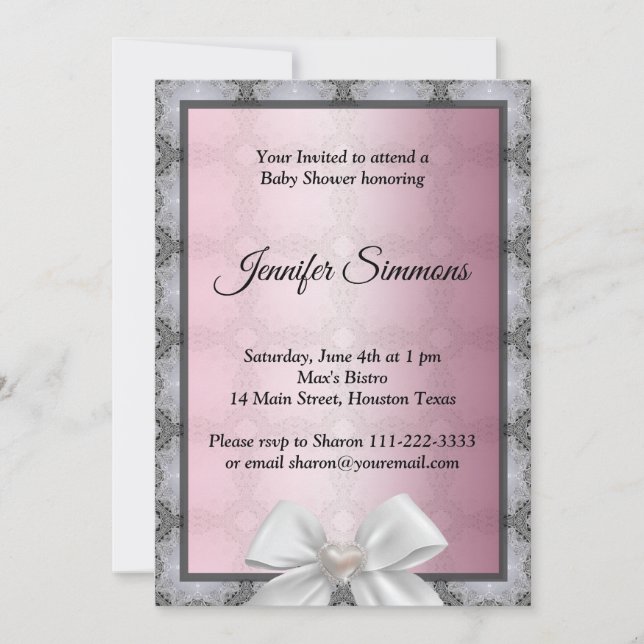 Invitación a Baby Shower (Anverso)