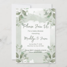 Invitación a baby shower