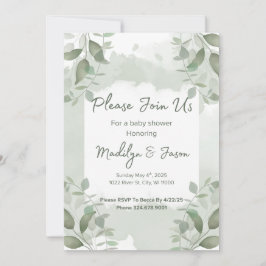 Invitación a baby shower