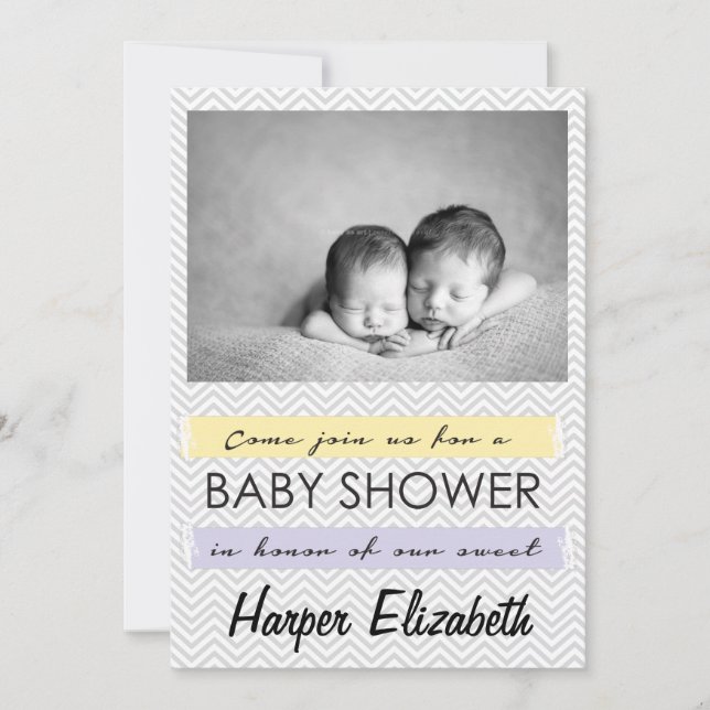 Invitación a Baby Shower (Anverso)