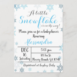 Invitación a Baby Shower