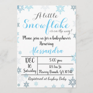 Invitación a Baby Shower