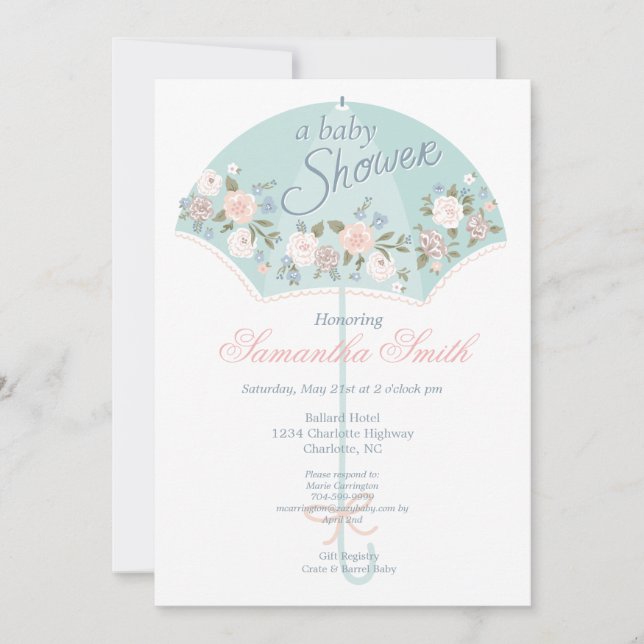 Invitación a Baby Shower (Anverso)