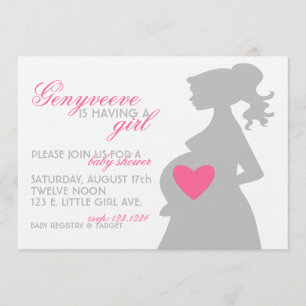 Invitación A Baby Shower A LA SOMBRA DE MOMMY