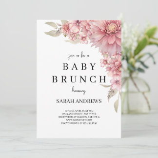 Invitación a Baby Shower, Baby Brunch Invitation