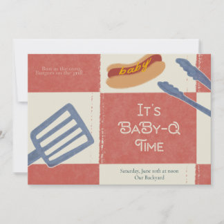 Invitación a Baby Shower Baby-Q