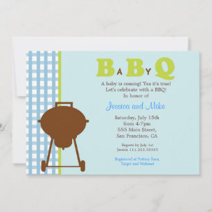 Invitación a Baby Shower BBQ