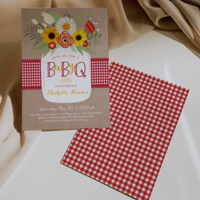 Invitación a Baby Shower BBQ Bebé, Invitación a Ba (Subido por el creador)