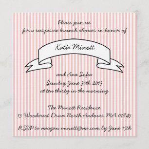 Invitación a Baby Shower Brunch