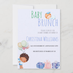 Invitación a Baby Shower Brunch