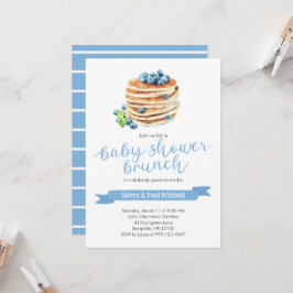Invitación a Baby Shower Brunch de Pancakes