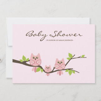 Invitación a Baby Shower (Chica)