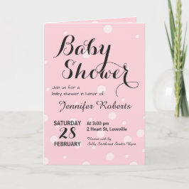 Invitación a Baby Shower con Diaper Raffle
