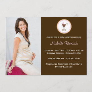 Invitación a Baby Shower con foto