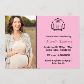 Invitación a Baby Shower con foto