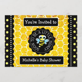 Invitación a Baby Shower con temas de Bumblebee Ho