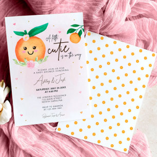 Invitación a Baby Shower Cutie