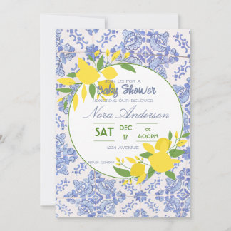 Invitación a Baby Shower Daydream en italiano