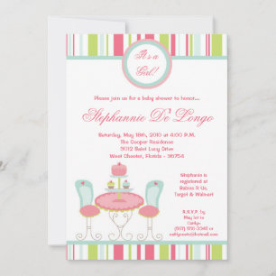 Invitación a Baby Shower de 5 horas al día, 7 días