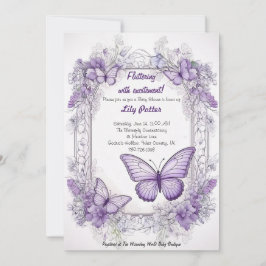 Invitación a Baby Shower de Amethyst Wings