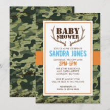Invitación a Baby Shower de Antlers de venado