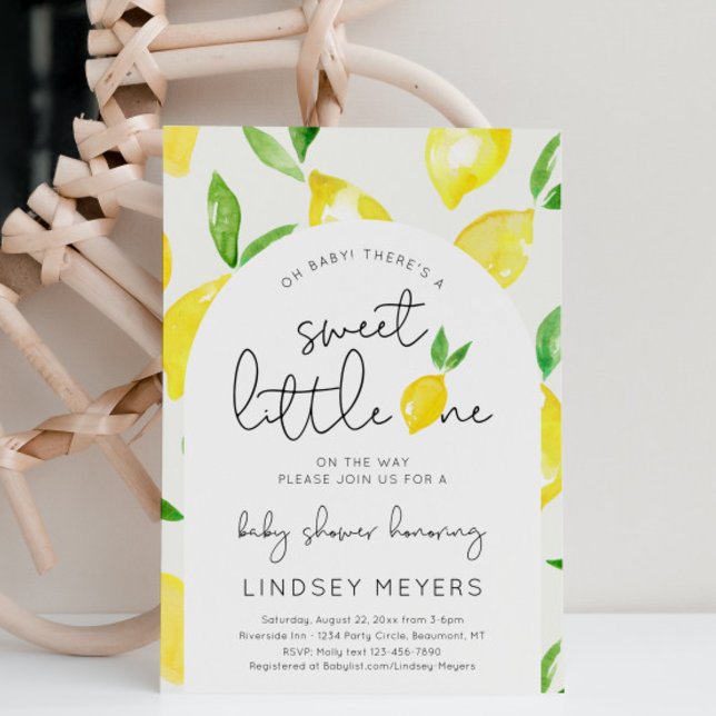 Invitación a Baby Shower de Arch Lemon (Subido por el creador)