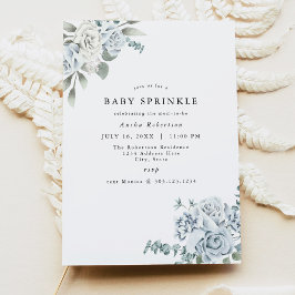 Invitación a Baby Shower de AUSHA Dusty Blue Boy