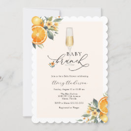 Invitación a Baby Shower de Baby Brunch