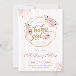 Invitación a Baby Shower de Baby Girl